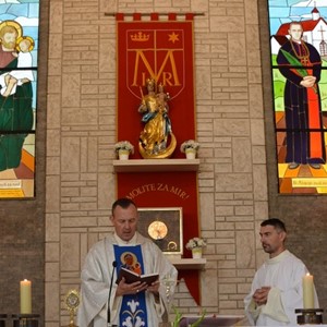 Proslava župne svetkovine i blagoslov vitraja u Marincima